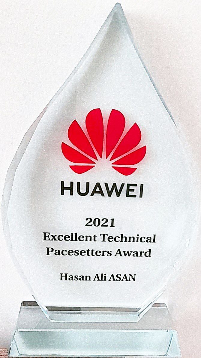 Excellent Technical Pacesetters Award, 2021, Huawei