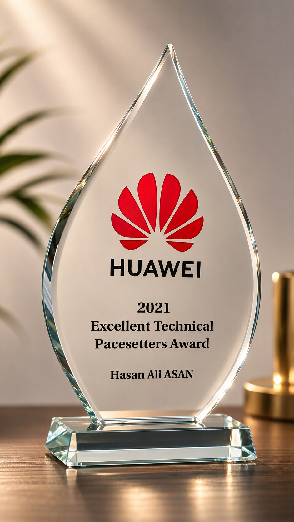 Excellent Technical Pacesetters Award, 2021, Huawei